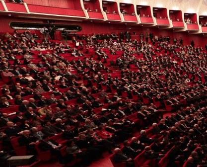La platea del Teatro regio di Torino.